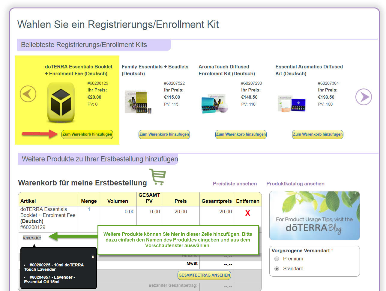 doterra-Registrierung-Vorteilskunde-ohne-Enrollment-Kit doterra-poweroele-anmeldung-als-vorteilskunde1