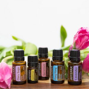 Verwendung der doTERRA Blumenöle Helichrysum, Geranium ...